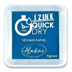 Stempelkissen Aladine Izink Quick Dry blau